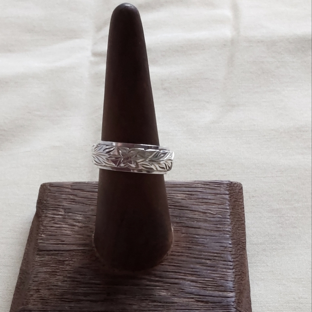 Sterling Silver Hawaiian Heirloom Ring